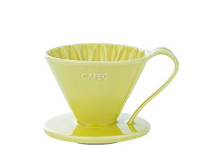 CAFEC | Cône d’infusion en porcelaine Flower Dripper - 1 tasse