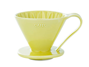 CAFEC | Cône d’infusion en porcelaine Flower Dripper - 2-4 tasses