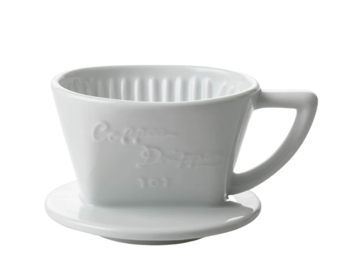 CAFEC | Cône d&#39;infusion trapézoïdal en porcelaine - 101 (1-2 tasses)