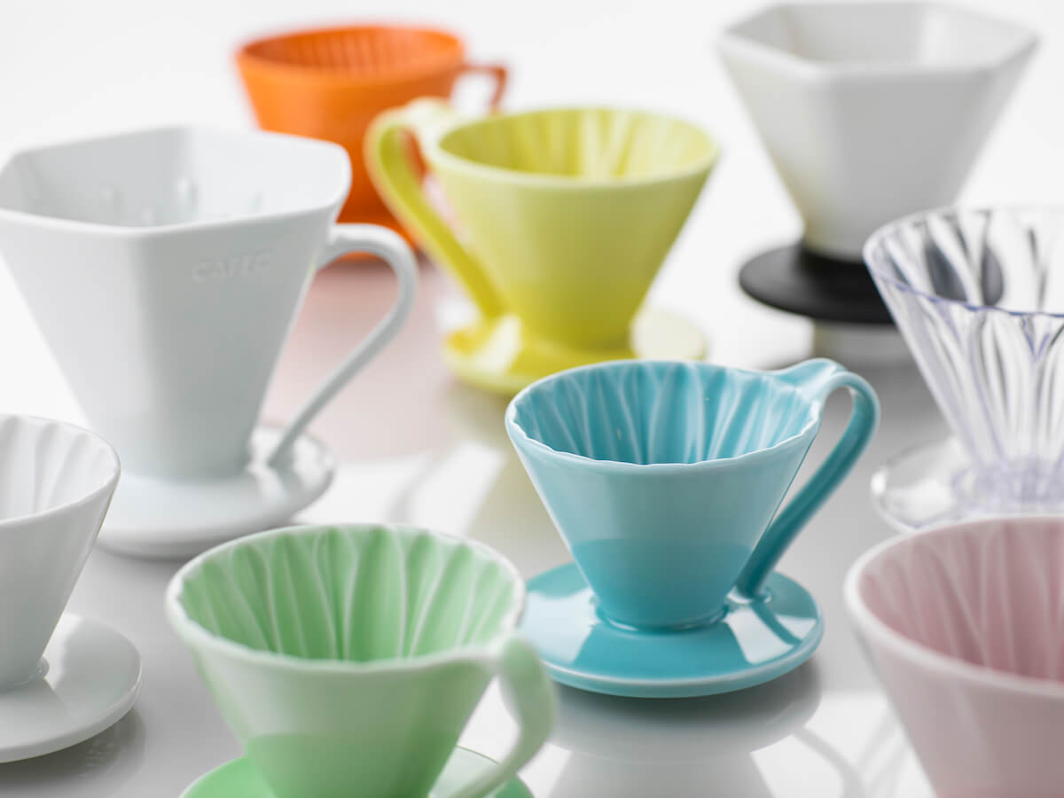 CAFEC | Cône d’infusion en résine Flower Dripper