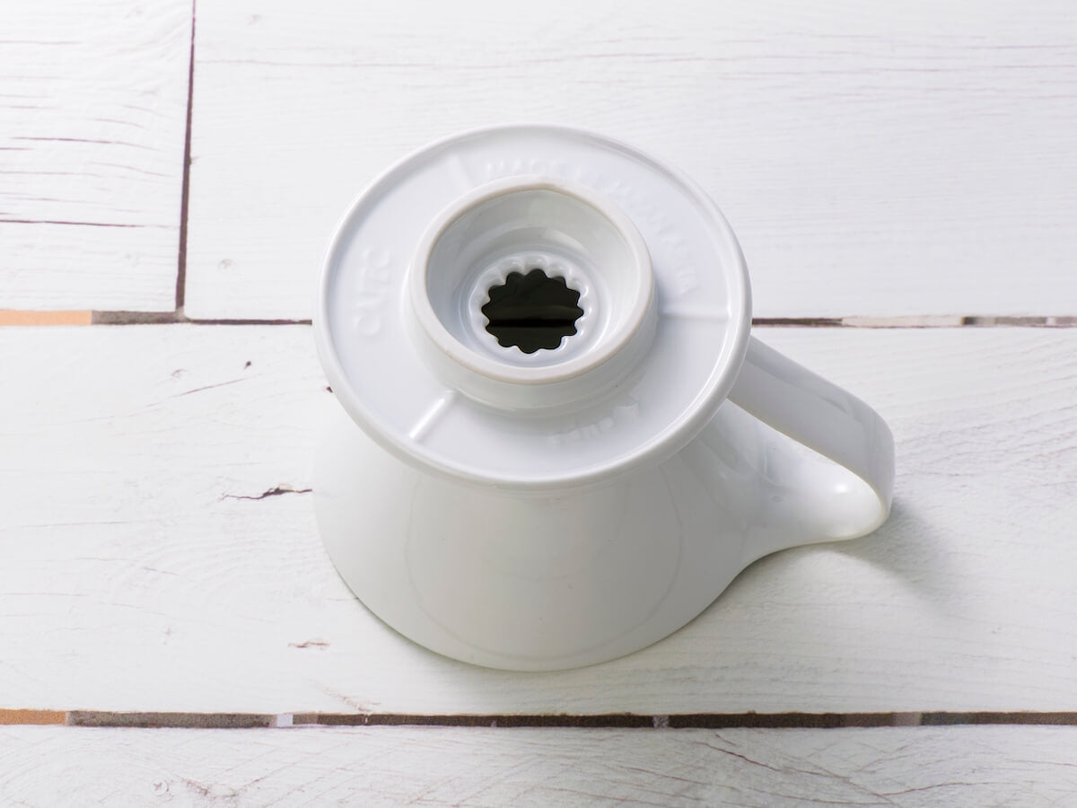 CAFEC | Cône d’infusion en porcelaine Flower Dripper - 1 tasse