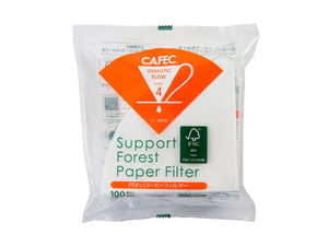 CAFEC | Filtres coniques en papier Support Forest Paper (paquet de 100)