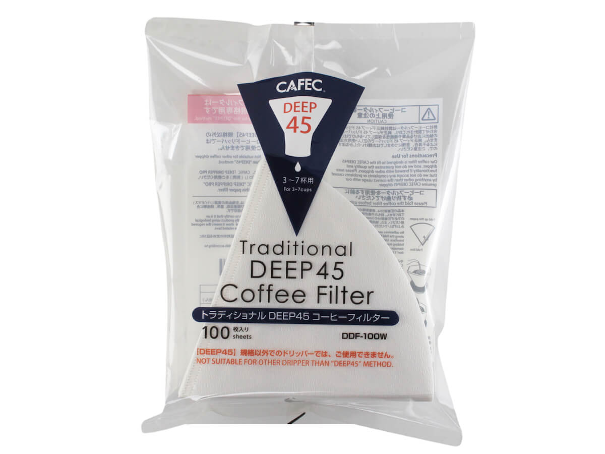 CAFEC | Filtres en papier Deep 45 traditionnels (paquet de 100)