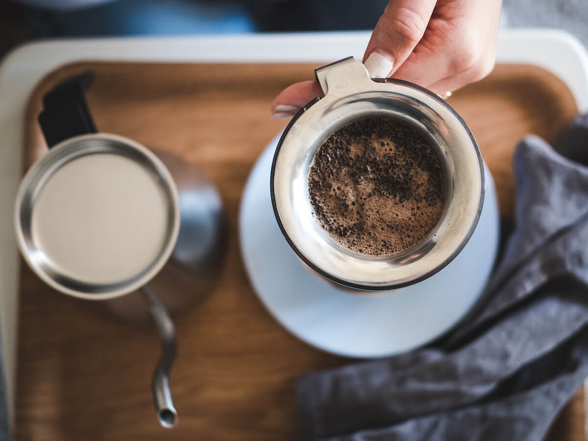 Kinto | Nonslip Rectangular Tray - Teak - CAFUNE - Serveware - Canada