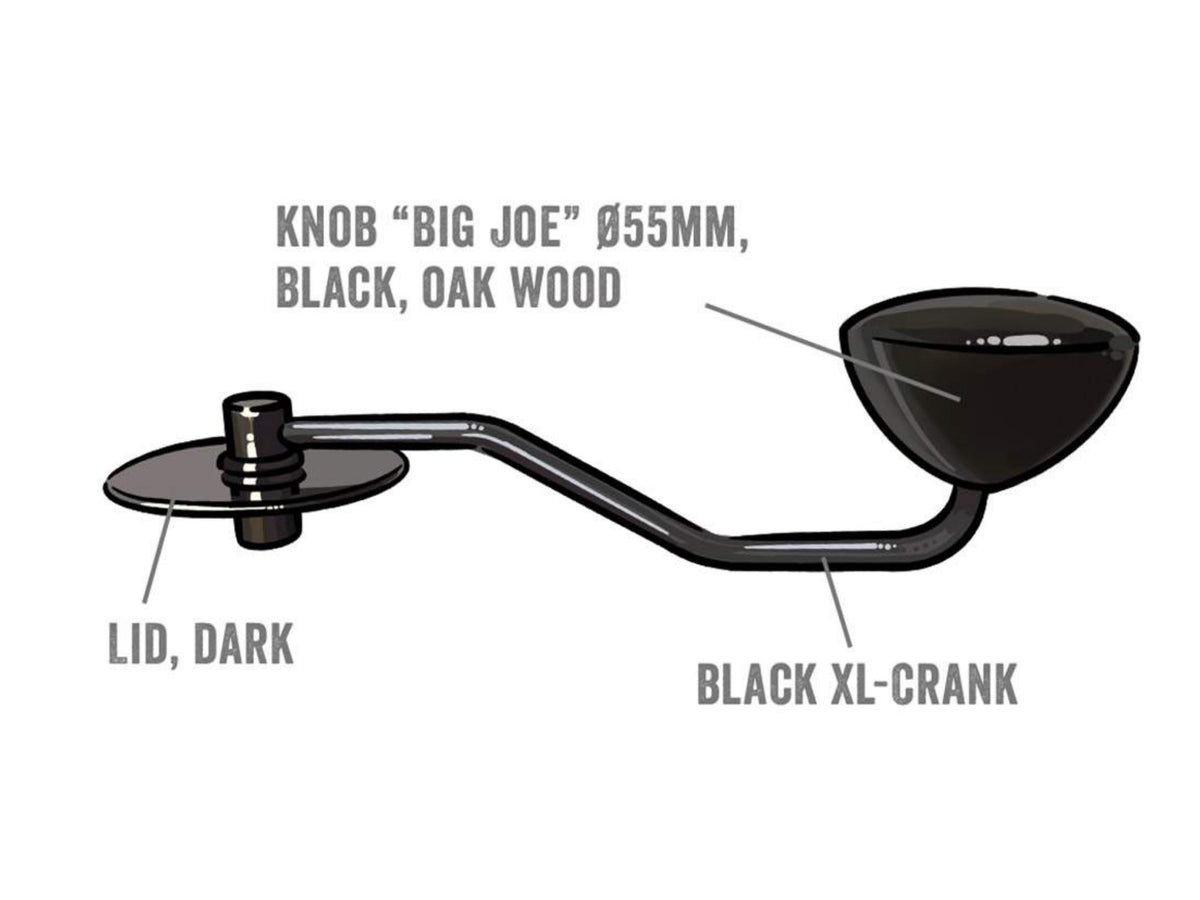 Comandante | Manivelle Black Crank noire