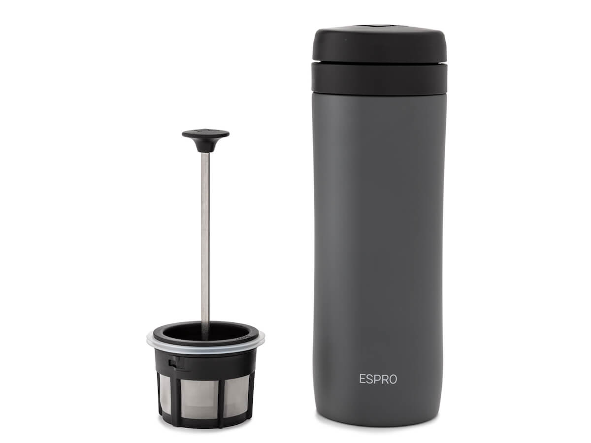 Espro | Cafetière à piston de voyage P1 - Gris ardosie