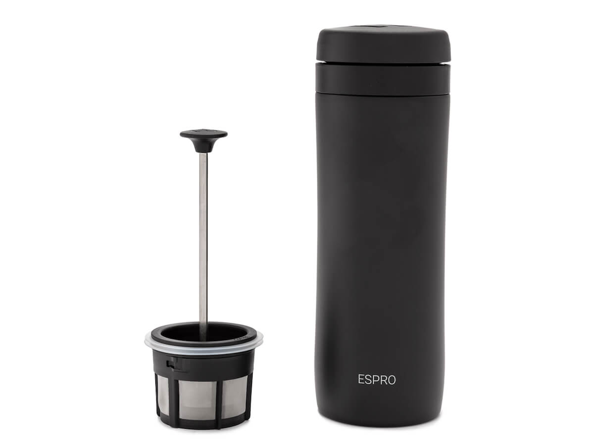 Espro | Cafetière à piston de voyage P1 - Noir météorite