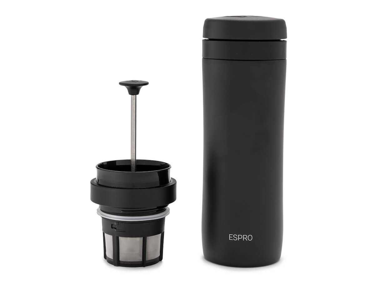 Espro | Cafetière à piston de voyage P1 - Noir météorite