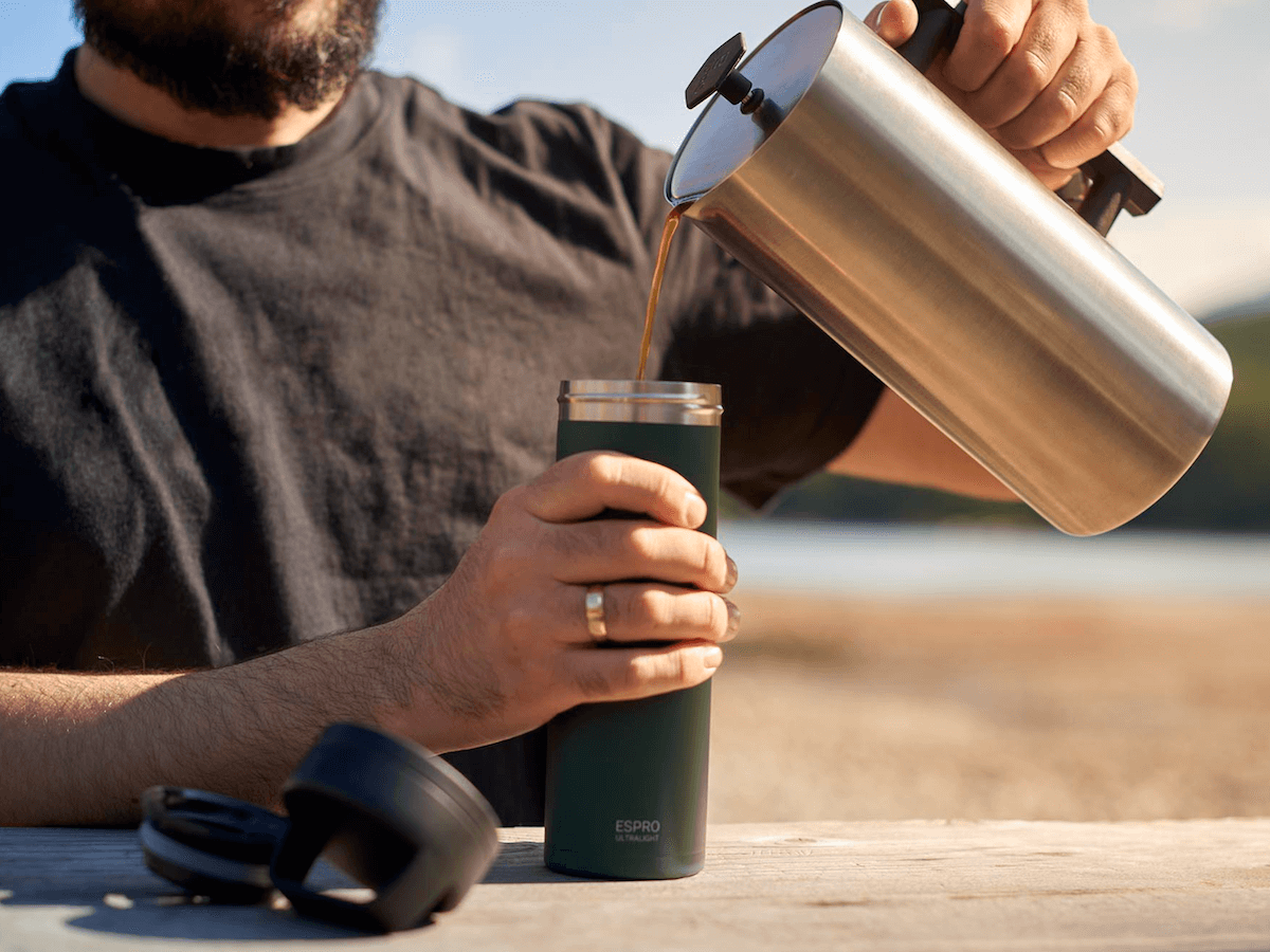 Espro | Cafetière à piston P6 - Acier inoxydable brossé