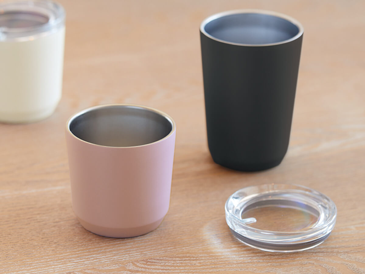 Kinto | Tasse de voyage To Go (avec bouchon) - Rose