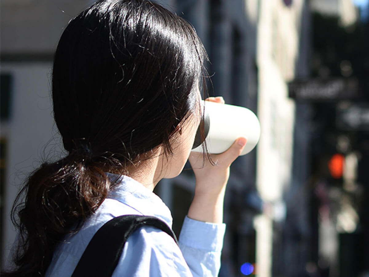 Kinto | Tasse de voyage - Blanc