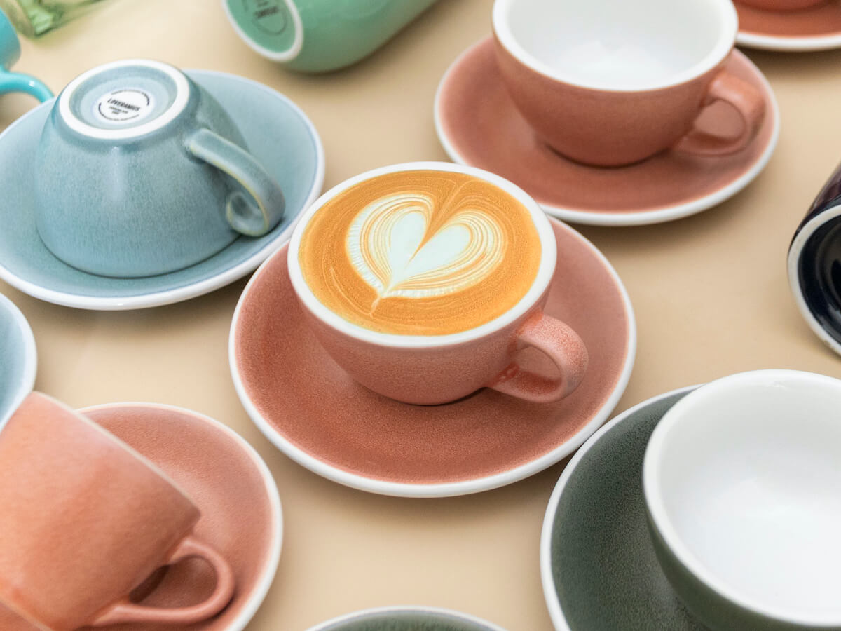 Loveramics | Egg tasse &amp; soucoupe à flat white de 150ml  - Couleurs Minérales