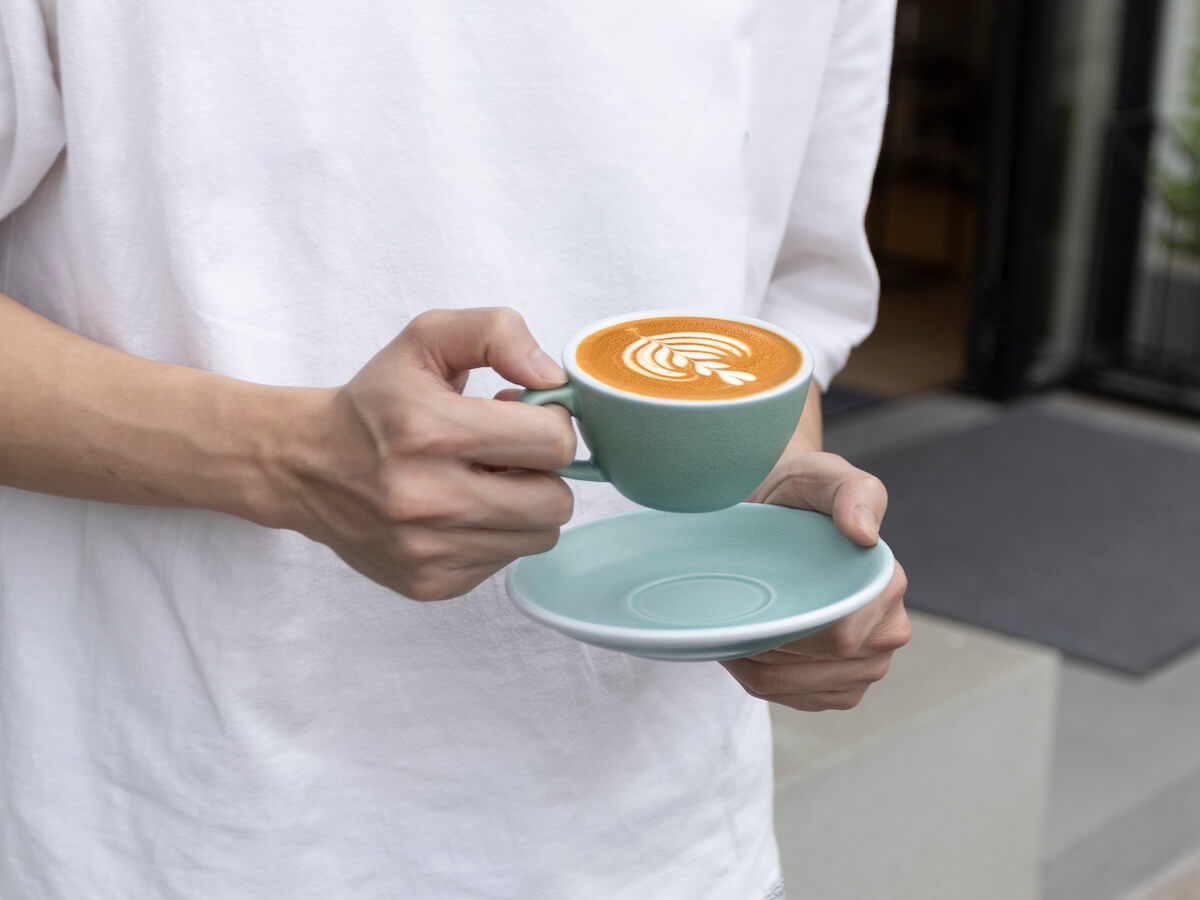 Loveramics | Egg tasse &amp; soucoupe à flat white de 150ml  - Couleurs Minérales