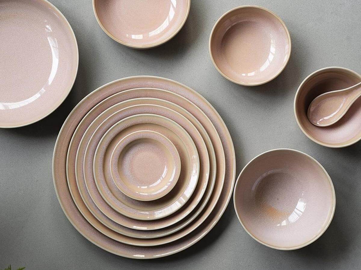 Loveramics | Assiette de service de 18cm Er-Go! Rose