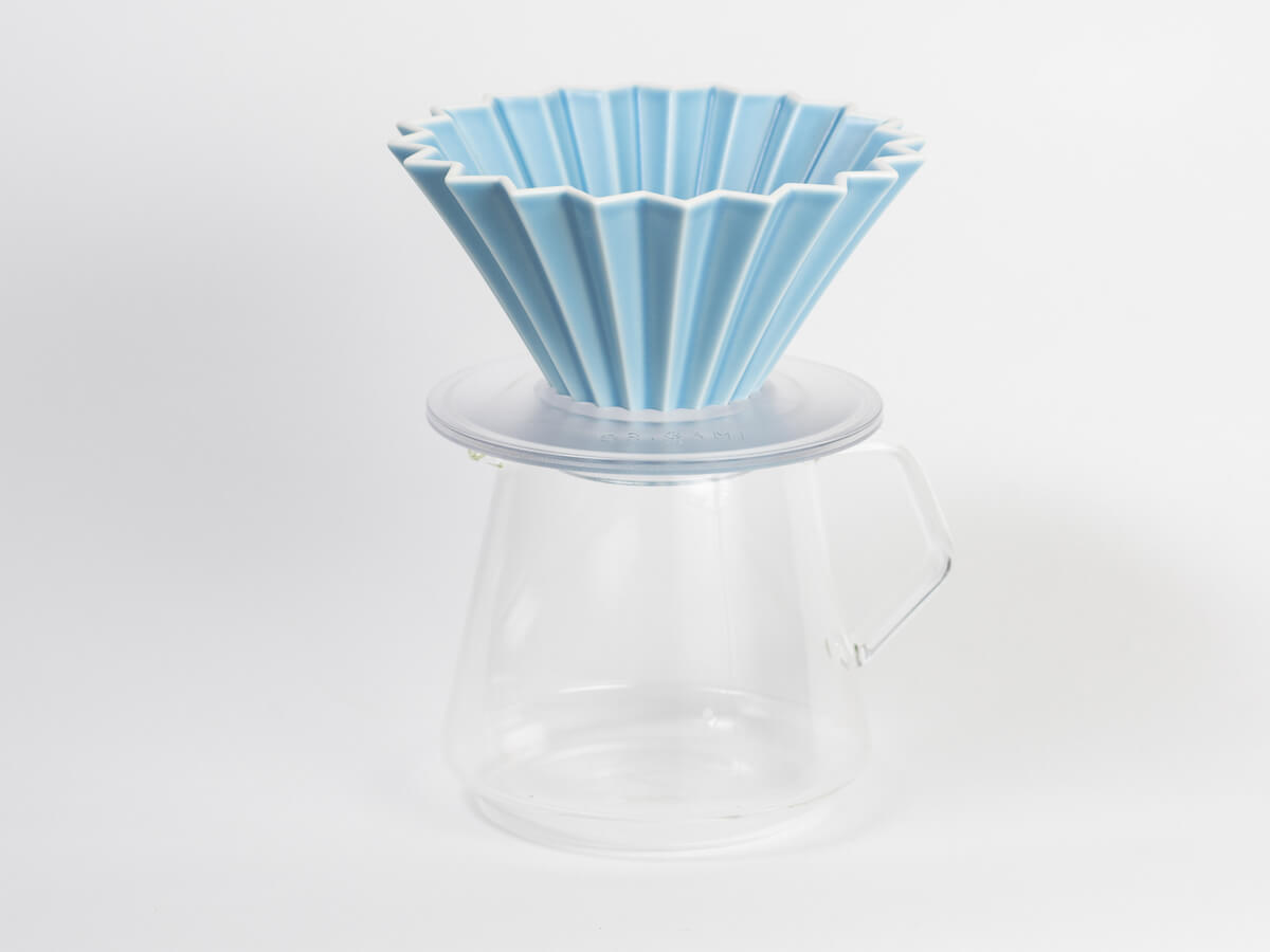 Origami | Cône d’infusion - Bleu mat