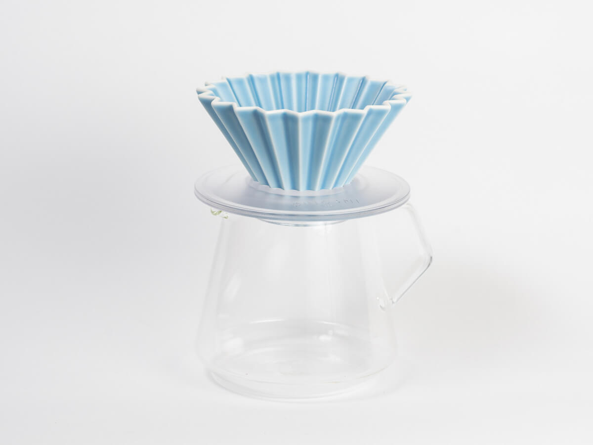 Origami | Cône d’infusion - Bleu mat