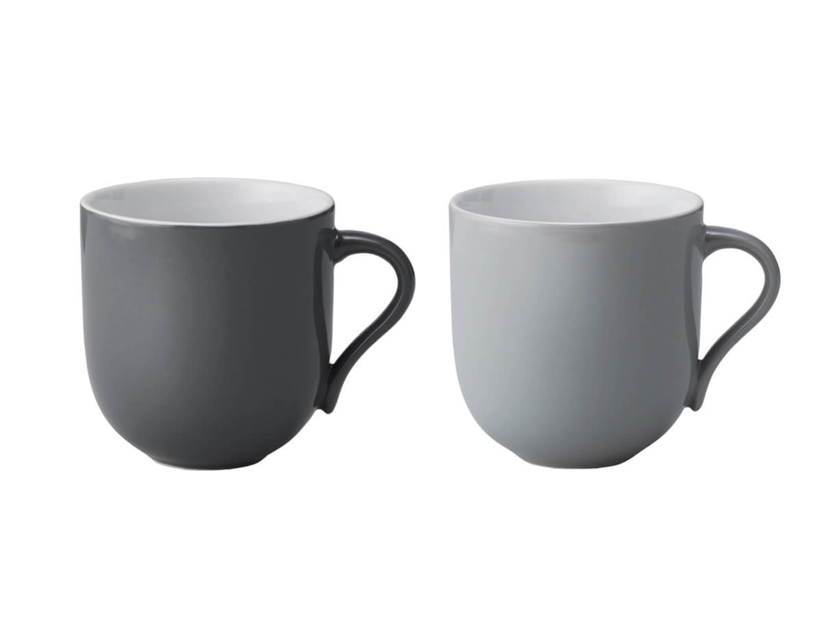 Stelton | Grandes tasses Emma - 2 tasses - Gris
